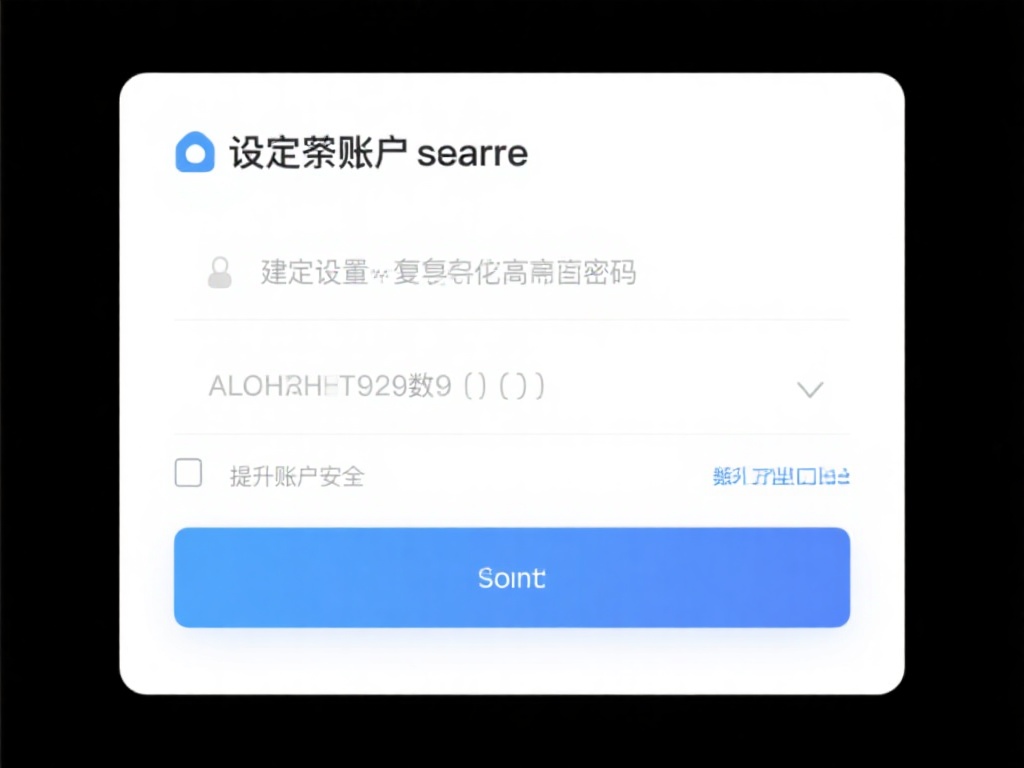 设置账户安全：在这一步中，建议设置一个复杂度较高的